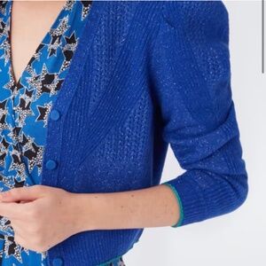Diane von Furstenberg DvF Havana Cardi Sweater Cardigan- M